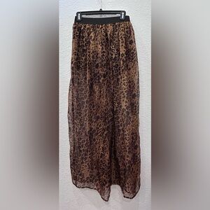 Jealous Tomato Leopard Print Skirt B15